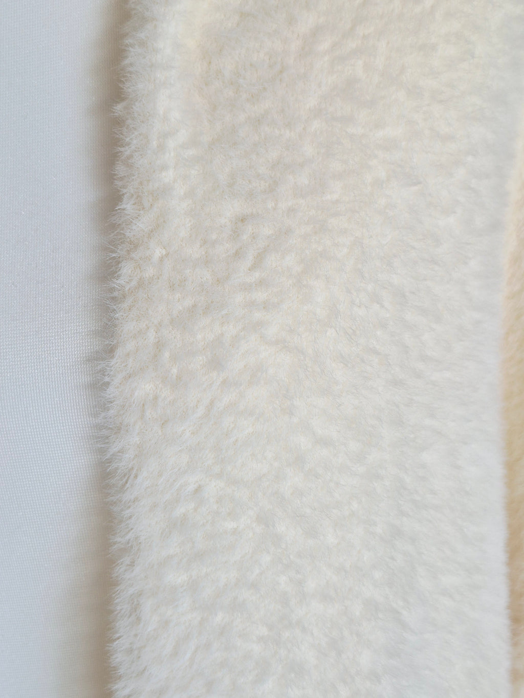 Cárdigan extra suave largo de punto efecto peluche