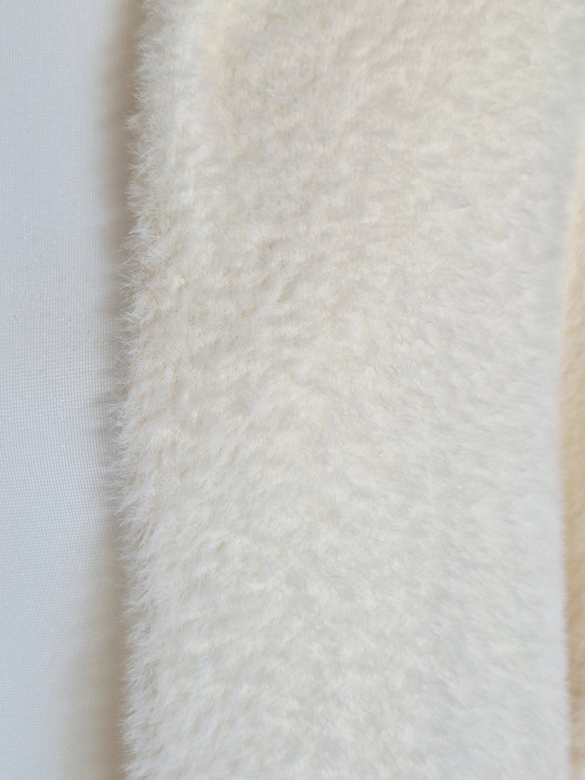 Cárdigan extra suave largo de punto efecto peluche