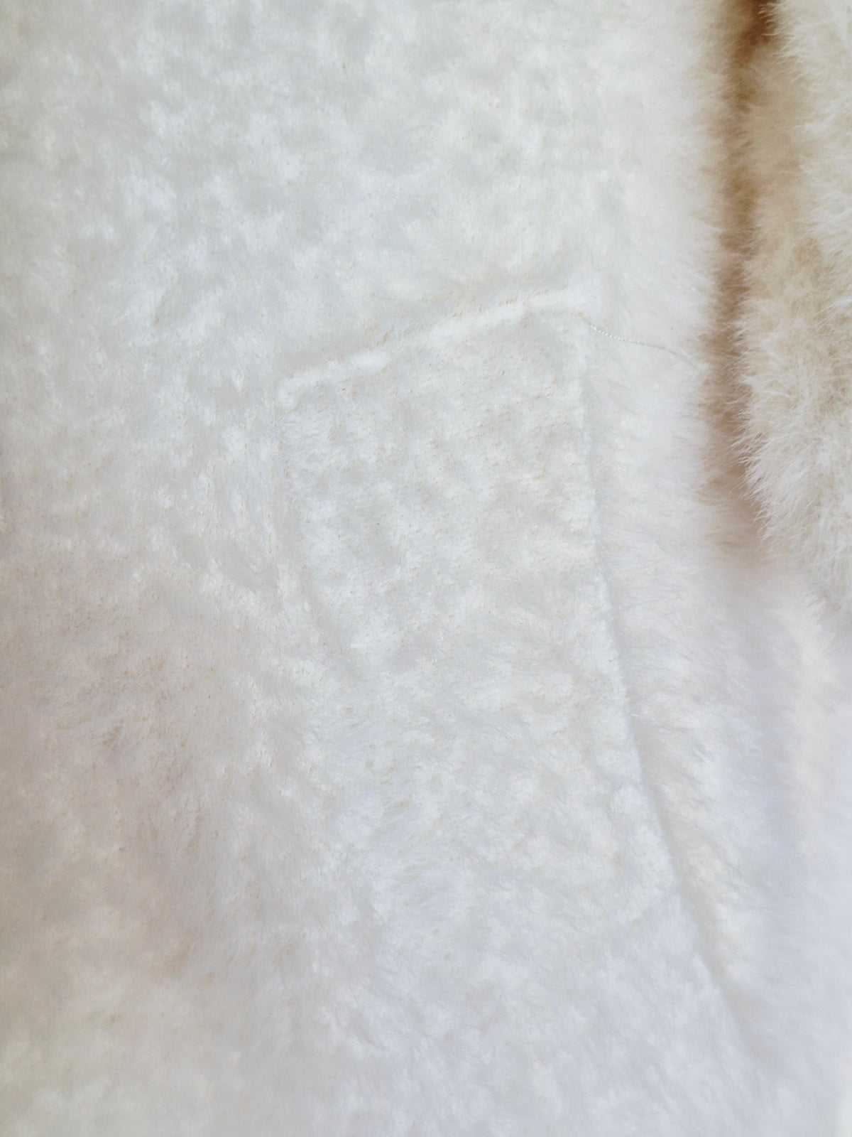 Cárdigan extra suave largo de punto efecto peluche
